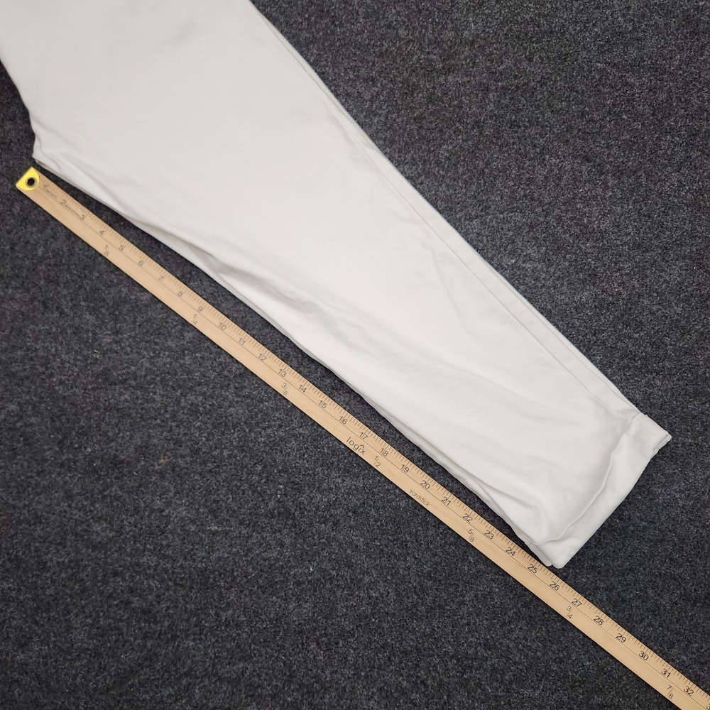 Ralph Lauren Sport Women's Size 8 White StretchTapered Leg Crop Pants Denim - Picture 6 of 11